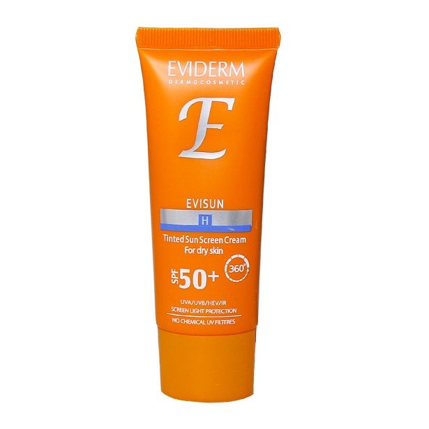 ضد آفتاب رنگی شماره 1 مناسب پوست خشک SPF 50 اویدرم