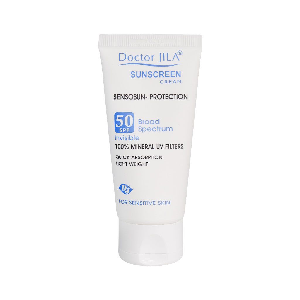 کرم ضد آفتاب سنسوسان پروتکشن SPF50 دکتر ژیلا