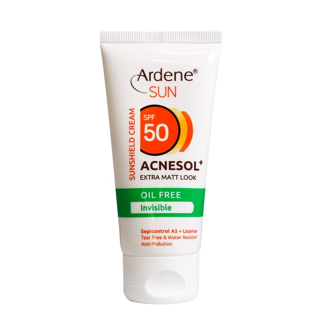 کرم ضد آفتاب آکنه سل SPF 50 بی رنگ آردن
