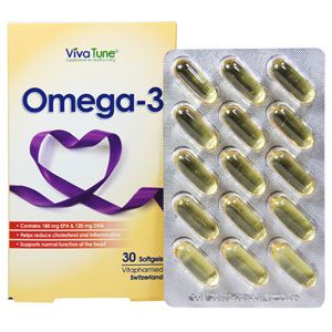 کپسول نرم ژلاتینی امگا ۳ ویواتیون ۳۰ عدد | Viva Tune Omega3
