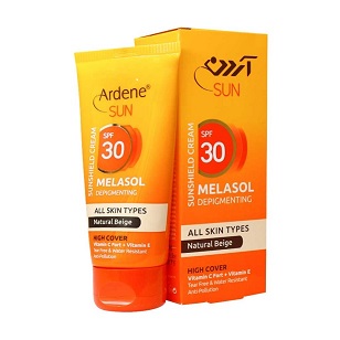 کرم ضد آفتاب SPF 30 انواع پوست بژ طبیعی ملاسول آردن