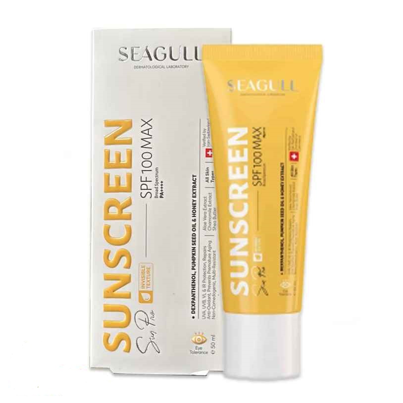 کرم ضد آفتاب سی گل SPF 60 فاقد چربی بژ روشن